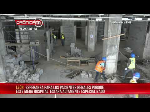 Construcción y equipamiento de HEODRA avanza en un 44% - Nicaragua