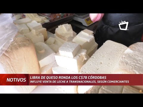 Libra de queso seco ronda los 80 córdobas en mercado Iván Montenegro