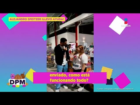 Alejandro Speitzer desde el Centro de Acopio para ayudar a afectados por Otis en Acapulco | DPM