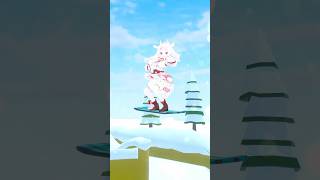 【#スノボー】運動神経が良すぎるVtuber #3D #shorts #shortsvideo