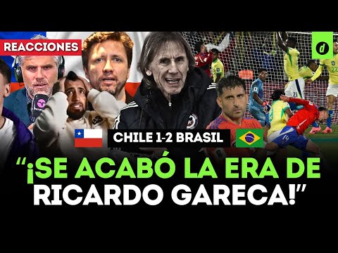"SALVO UN MILAGRO, ESTAMOS FUERA": REACCIONES de HINCHAS y PRENSA CHILENA tras CHILE 1-2 BRASIL