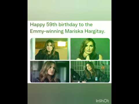 Happy 59th birthday to the Emmy-winning Mariska Hargitay.