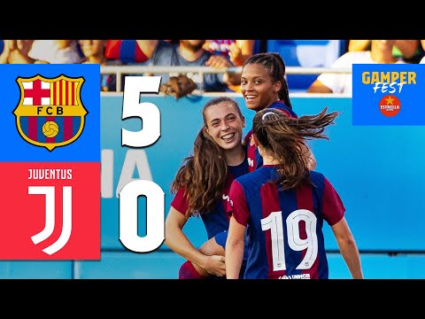 HIGHLIGHTS | BARÇA 5-0 JUVENTUS | GAMPER TROPHY 🏆 🔵🔴