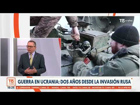 Embajador ucraniano en Chile se refiere a los 2 años de la guerra tras la invasión de Rusia