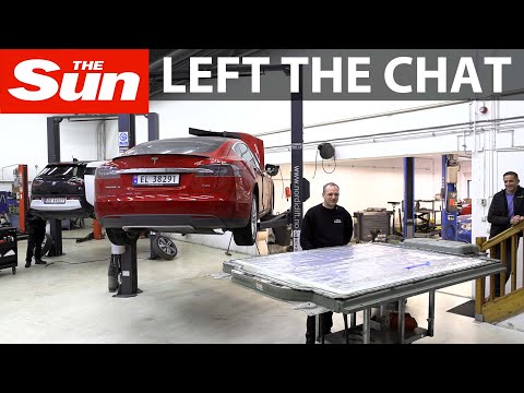 Elbilmek repaired the battery on 2014 Model S P85