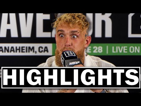 HIGHLIGHTS! Jake Paul POST-FIGHT PRESS CONFERENCE • vs Julio Cesar Chavez Jr • DAZN Boxing