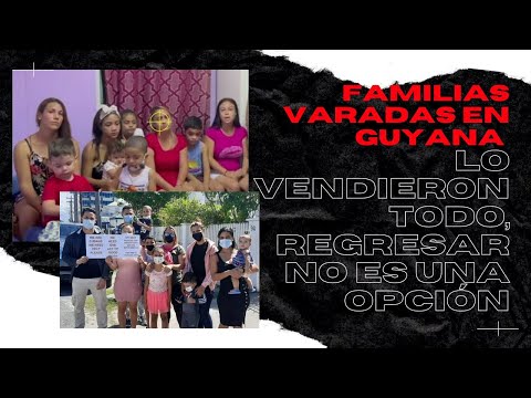 Familias cubanas varadas en Guyana tras presentar problemas con la lotería de visas