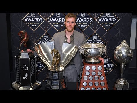 Connor McDavid wins the 2022-23 Hart Trophy