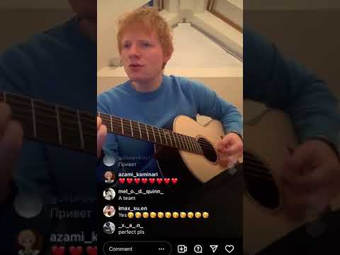 Ed Sheeran Collide Instagram Live 2nd November 2021 #equals #edsheeran #live #acoustic