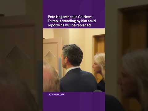 Under pressure Trump nominee tells C4 News president-elect stands by him