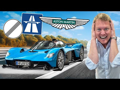 Ultimate Thrill: Driving the Aston Martin Valkyrie Spider on the Autobahn