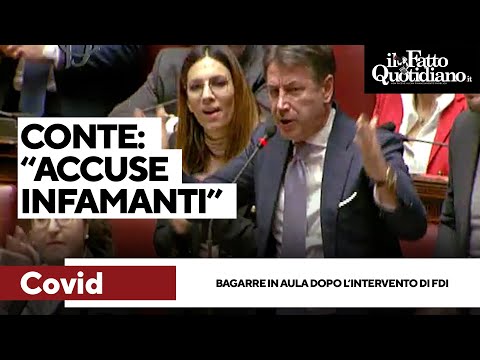 Commissione Covid, FdI: "Conte e Speranza condannati grazie a noi". E scoppia la bagarre in Aula