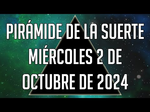 Pirámide de la Suerte para el Miércoles 2 de Octubre de 2024 - Lotería de Panamá