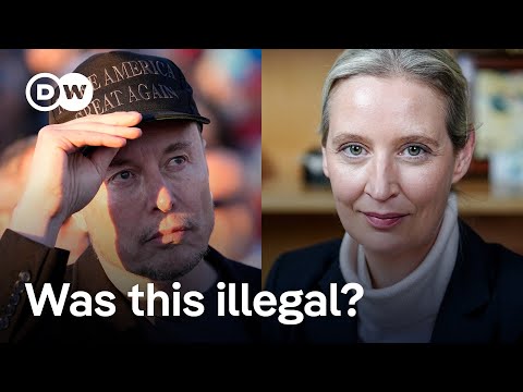 Did Elon Musk hosting AfD's Alice Weidel go against German electoral regulations? | DW News