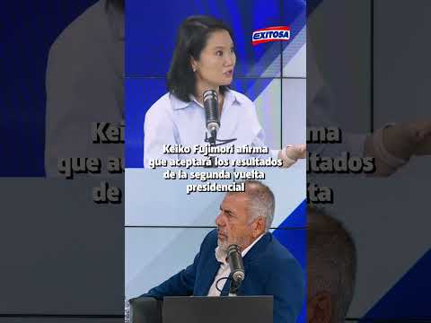 🔴🔵 Keiko Fujimori, aseguro que reconocerá los resultados de la segunda vuelta presidencial