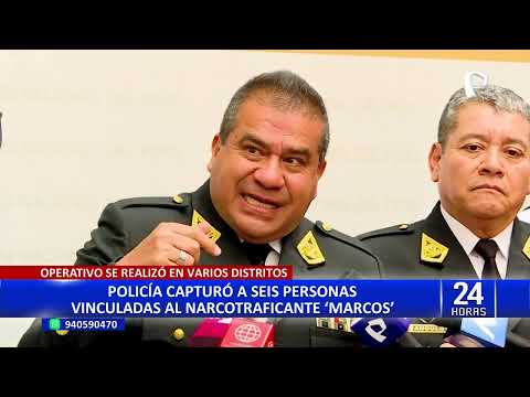 PNP detiene a alias 'Marcos', narcotraficante peruano que hizo su imperio en Argentina