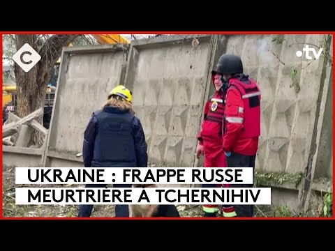 Frappe russe en Ukraine, les tenues des athlètes français dévoilés - Le 5/5 - C à Vous - 17/04/2024
