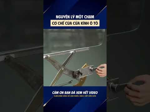 Nguyên lý một chạm, cơ chế của cửa kính ô tô #oto #congnghe #cuakinh #cokhi