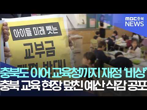 "반도체 호황인데 교부금 쥐꼬리".. 충북교육청 재정 '비상'