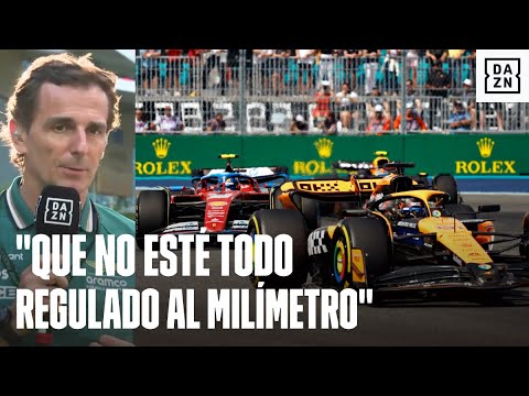 De La Rosa y el toque entre Carlos Sainz y Oscar Piastri en el GP de Miami: Que les dejen competir