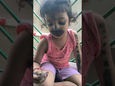 Kali Maha Kali 🙌🏻  #cutebaby #kalimaa #mahakali #pushparaj #bhhot #bhoot_wala_cartoon