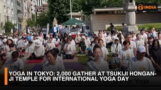 International Yoga Day Arrives Early in Tokyo