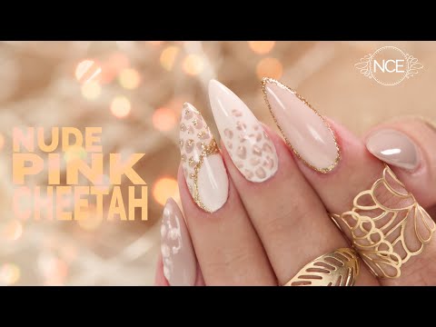 Pink Cheetah/Leopard Nails