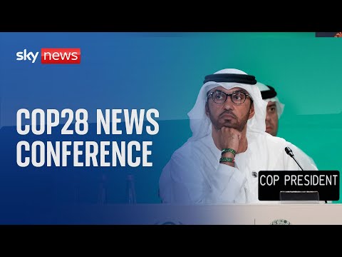 Ministers hold news conference at COP28