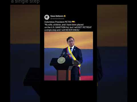 Colombian President Defies U.S. Sanctions 🇨🇴