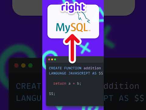 Javascript in MySQL