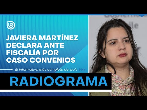 Javiera Martínez declara ante Fiscalía por Caso Convenios