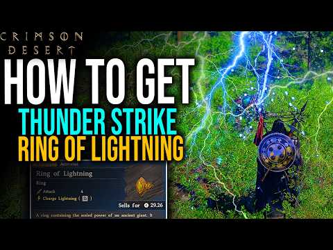Crimson Desert HOW TO GET "THUNDER STRIKE" RING OF LIGHTNING - Ring Of Lightning Location