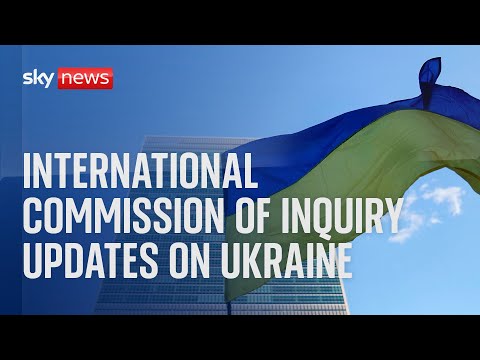 International Commission of Inquiry updates Human Rights Council on Ukraine