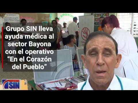 Grupo SIN lleva ayuda médica al sector Bayona con el operativo “En el Corazón del Pueblo”