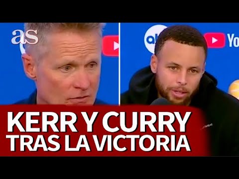 STEVE KERR y STEPHEN CURRY hablan tras EMPATAR las FINALES de la NBA en BOSTON | AS