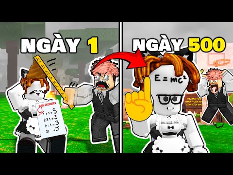 500 ngày XÂY TRƯỜNG HỌC TRONG RỪNG CÙNG @Nonsytic TRONG UPDATE 99 NIGHTS IN THE FOREST ROBLOX