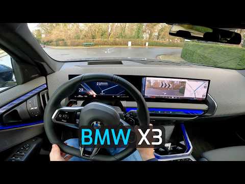 2025 BMW X3 20 xDRIVE 208 HP POV TEST DRIVE