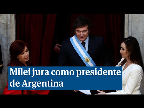 Javier Milei toma posesión como presidente de Argentina