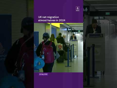Net migration almost halves in 2024