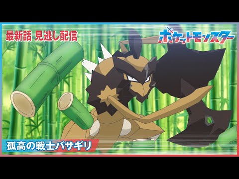 【公式】アニメ「ポケットモンスター」第73話「孤高の戦士バサギリ」（見逃し配信）のサムネイル