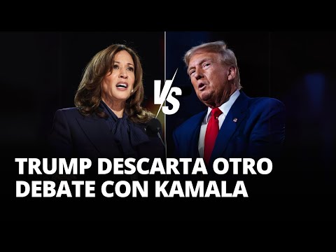 DONALD TRUMP declina invitación de KAMALA HARRIS para un SEGUNDO DEBATE | El Comercio