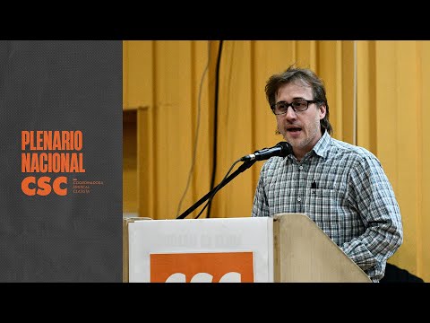 Franco Boczkowski, Sec Gral UEPC Capital | Plenario Nacional de la Coordinadora Sindical Clasista