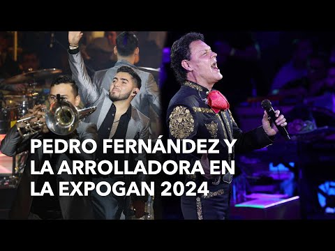 Pedro Fernández y Arrolladora Banda El Limón en el Palenque de la ExpoGan Sonora 2024