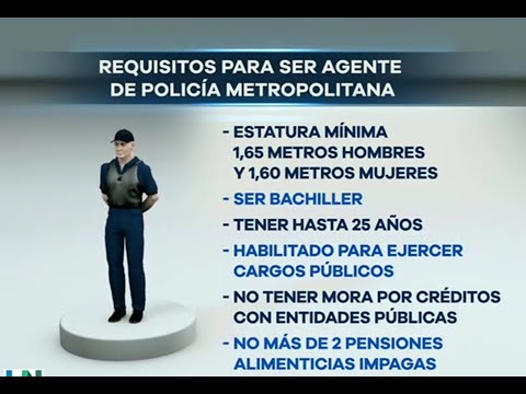 Establecen nuevos requisitos para los aspirantes a la Policía Metropolitano en Guayaquil