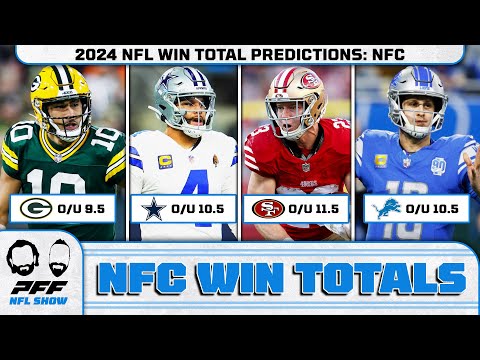 2024 NFL Win Total Predictions: NFC | PFF NFL Show - BVM Sports