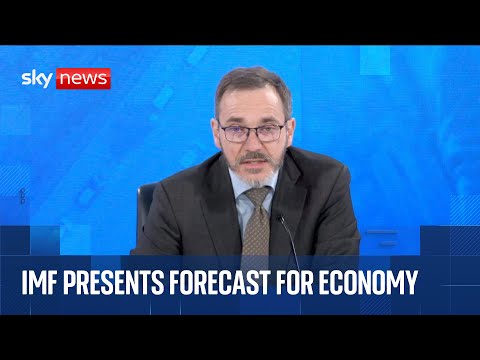 Watch as IMF presents forecast for global economy