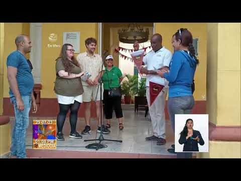 Recorrió Brigada de solidaridad con Cuba sitios de Trinidad
