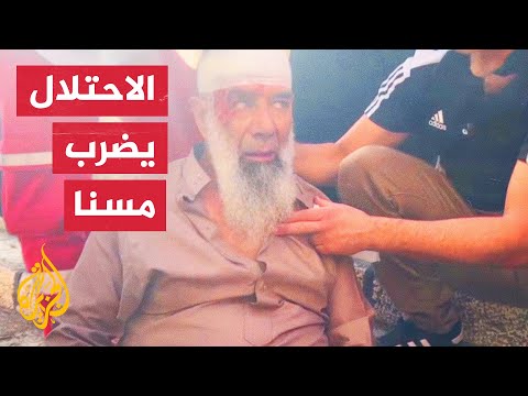 شاهد| الاحتلال يعتدي على رجل مسن خلال تصديه لاقتحامات مستوطنين للأقصى