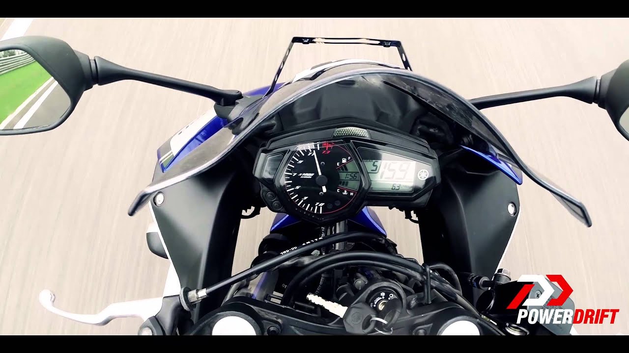 Yamaha YZF R3 | 0 to 60 0 to 100 | PowerDrift