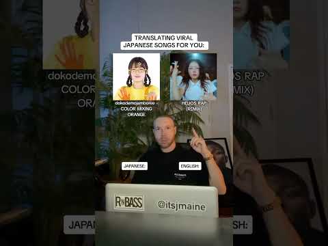 Translating Viral Japanese Songs To English For You #shorts